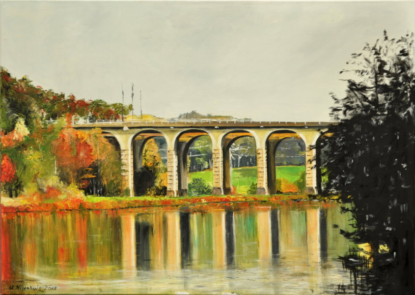 Viadukt am Obersee, Gemälde